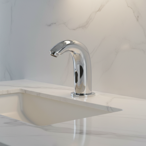 Robinet de lavabo de salle de bain sans contact à capteur automatique chromé avec robinet de salle de bain mains libres alimenté par prise, liste Cupc - Product Image 6