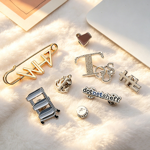 High Quality Zinc Alloy Brushed Metal Tag for Jackets & Clothing, Factory Direct metal clothing label for outerwear accessories - Product Image 1
