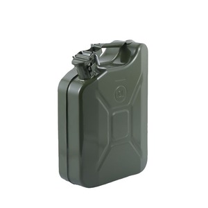 Cubo de gasolina de acero inoxidable <span class=keywords><strong>bidon</strong></span> de metal accesorios para automovile con tanque de combustible de 10L 2024 - Product Image 1