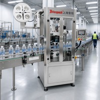 Machine d'application d'étiquettes thermorétractables OEM ODM, ligne d'étiquetage haute vitesse avec logo personnalisé pour les fournisseurs d'usines de boissons