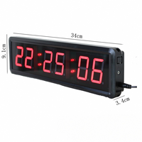 Jeu de fête bouton poussoir interactif 6 numérique défi de chance populaire 10 secondes horloge de minuterie de jeu