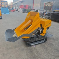500kg Ladekapazität Dieselmotor Mini-Raupendumper Hydraulische Schubkarre Kipper mit Kurzem Wendekreis Neu Euro 5