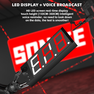 Test de saut électronique hauteur réglable pôle mesure de diffusion vocale testeur de saut vertical équipement d'entraînement de basket-ball - Product Image 4