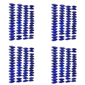 Cabochon de <span class=keywords><strong>Lapis</strong></span> Lazuli ovale, paire de pierres précieuses, Long et asymétrique, en forme de perle, <span class=keywords><strong>pierre</strong></span> précieuse, vente en gros, - Product Image 5