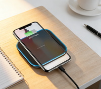 Bon prix, chargeur sans fil portable 7W 15W, charge rapide avec protection électromagnétique