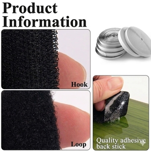 Velcros ronds à forte adhérence, bandes auto-agrippantes robustes pour livres sensoriels de maternelle - Product Image 3