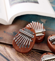 Portable Finger Piano with Easy Play Beginner Musical Instrument 8-Note Mini Kalimba Thumb for Adults Kids Beginners