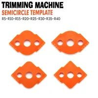 DIHAO Gabarit de positionnement rapide pour défonceuse à bois, pour rayures de coin R5-R40, pour machine de finition du bois et table de défonceuse à bois
