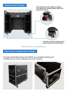 Светодиодный дисплей для диджейской кабины высокого качества с подсветкой, складной фон, шаг пикселя P1.86, угол обзора 160°, для использования в помещении, стол для диджея - Product Image 3
