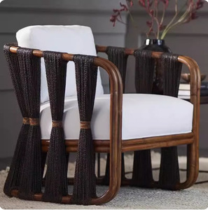 Meubles d'extérieur Easy Outdoor Dees, style nordique moderne et épuré, en rotin, imperméables, pour la détente, les séjours, les balcons, les cours et les jardins, d'inspiration sud-est asiatique - Product Image 1