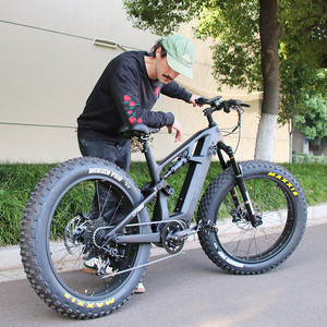 Approvisionnement d'usine personnalisé VTT électrique 1000W Bafang moteur 17.5ah Lio batterie Ebike cadre en carbone gros pneu vélo de ville - Product Image 1