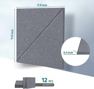 Vật nuôi cảm thấy gạch ốp tường 12 cái bảng thông báo với có thể tháo rời dính tabs cho nhà trường văn phòng tường - Product Image 2