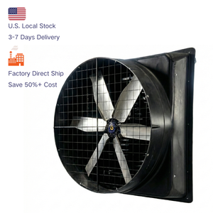 Ventilador de Presión Negativa de Alta Resistencia con Alto Volumen de Aire, Ventilador de Extracción Axial de CA Industrial para Refrigeración de Fábricas y Almacenes - Product Image 1