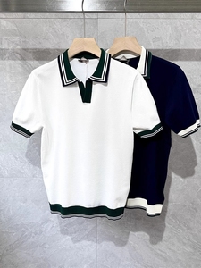 Chemises à manches courtes pour hommes, col en V, décontractées, anti-rides, pour le bureau, été, nouvelle conception, <span class=keywords><strong>look</strong></span> élégant blanc, adaptées à diverses occasions - Product Image 1