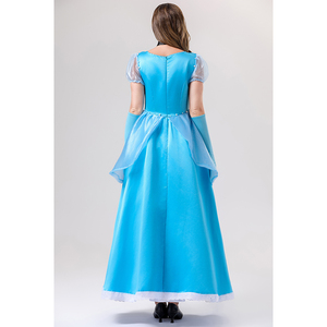 Mujeres nuevo vestido de princesa traje de escenario <span class=keywords><strong>Grimm</strong></span> cuento de hadas azul princesa disfraz Cosplay princesa vestido disfraz - Product Image 6