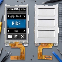 Layar LCD OEM Garmin Edge Alpha 100 Baru dengan Digitizer Full Assembly