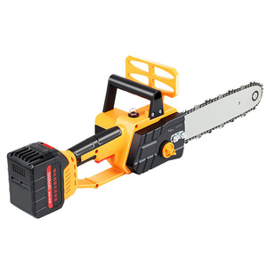 Scie à chaîne sans fil portable personnalisée, à une main, sans balais, à batterie lithium, petite scie de déboisement domestique, haute performance industrielle OEM - Product Image 1
