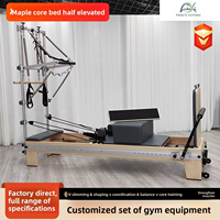 Reformer Pilates complet en érable avec demi-tour pour la vente en gros et la distribution