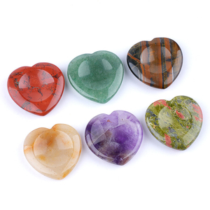 <span class=keywords><strong>Pierre</strong></span> de pouce en agate améthyste de 40 mm avec rainure en forme de cœur, style amour, <span class=keywords><strong>pierre</strong></span> de guérison, pour cadeau - Product Image 2