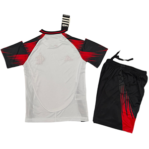 Günstiges Fußballtrikot für Jungen, 100% Baumwolle, wasserdicht, atmungsaktiv, schnelltrocknend, antibakteriell, Fußball-Set für Kinder - Product Image 2