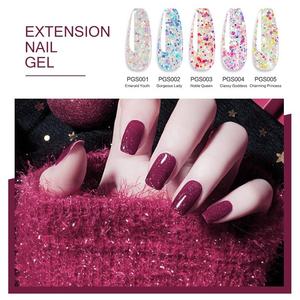 15ml Vernis à Ongles Gel UV Extension Gel Doigt Extensions de Construction Rapide Acrylique Poly Nail Gel