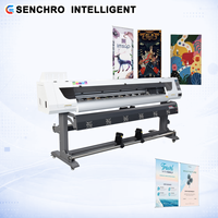 Impresora de Inyección de Tinta Eco-Solvente Senchro de Alta Calidad, 4 Colores CMYK, Flex Egg, Cabezal de Impresión I3200/XP600, 1800 mm, 23/h, Interior/Exterior