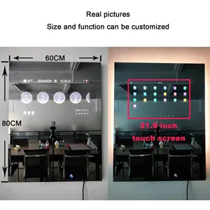 Specchio all'ingrosso del Touch Screen della casa dell'hotel con la TV Android 11 ha condotto lo specchio intelligente magico IP65 impermeabile dello specchio del bagno TV