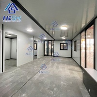 Maison préfabriquée extensible facile à construire, conteneur mobile de 40 pieds, 20 pieds, 30 pieds, villa préfabriquée, cuisine, appartement pour grand-mère