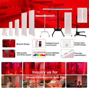 แผงไฟบำบัดแสงสีแดง ILUXRED OEM Revel ขนาดใหญ่ แบบตั้งพื้น ครอบคลุมทั้งร่างกาย 9 คลื่น สำหรับห้องซาวน่า - Product Image 4