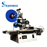 Machine d'étiquetage automatique électrique personnalisée en usine pour les boîtes en carton, emballages en papier/verre/métal/bois avec écran tactile