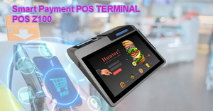 10.1inch Máy tính để bàn không dây <span class=keywords><strong>POS</strong></span> thiết bị đầu cuối android11 với máy in nhiệt cho nhà hàng - Product Image 4