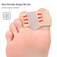 Séparateur d'orteils en silicone léger à double trou pour hallux valgus, correcteur de chaussures, orthèse pour hommes et femmes