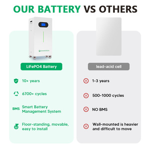 Batería de Iones de Litio de 48V 314Ah 15Kwh 10Kwh 15Kwh en Existencia en la UE, Batería Solar de Almacenamiento de Energía de 48V, Batería Solar LiFePO4 de Montaje en Pared - Product Image 2