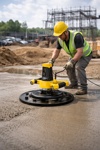 Ponceuse orbitale électrique multifonctionnelle LM-1006 à vitesse variable pour le ponçage des sols, le plâtrage du béton et le polissage des murs, idéale pour la maison et le bricolage - Product Image 4