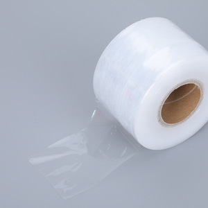 Petit rouleau d'enveloppe de film étirable PE transparent noir de taille personnalisée en gros pour l'épicerie et la promotion - Product Image 6