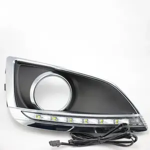 Phụ Tùng Ô Tô DRL Đèn LED Chạy Ban Ngày Đặc Biệt Dành Cho Hyundai IX35 2010 - 2013 Đèn Flash Năng Lượng Mặt Trời