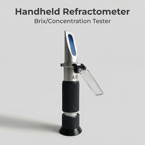 Réfractomètre portable à double échelle 0-32% <span class=keywords><strong>sucre</strong></span> 0-28% salinité sel Brix ATC pour l'eau de mer et <span class=keywords><strong>les</strong></span> aquariums - Product Image 2