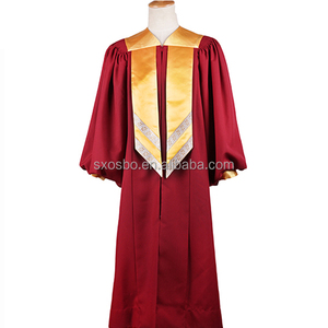 Túnicas de Clérigo de Alta Calidad a <span class=keywords><strong>Precio</strong></span> Económico, Túnicas de Coro de Iglesia al por Mayor, Túnicas/Vestidos para Adultos - Product Image 1