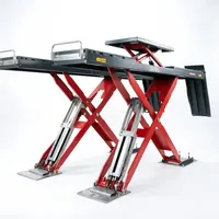 Promotion : Rampe de levage hydraulique à ciseaux conviviale pour véhicules 4,5T/5,5T certifiée CE ISO pour alignement de roues