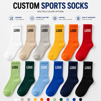 Chaussettes de sport pour hommes personnalisées OEM, antidérapantes, avec logo jacquard, haute qualité, pour entraînement et usage quotidien, faible MOQ