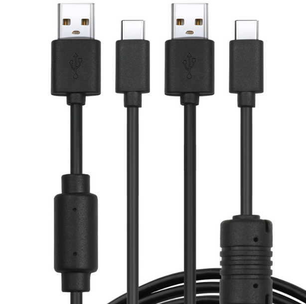 1.8m/6ft USB 2.0 a Male to USB C Male Male True Ferrite Cores Cable