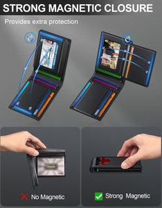 <b>Wallet</b> for <b>Men</b> Slim RFID Blocking Credit <b>Card</b> <b>Holder</b> <b>Wallet</b> Bifold Minimalist Thin <b>Wallet</b> with 2 ID Windows & Cash Slot - Product Image 5