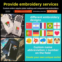 Chaussettes de football antidérapantes personnalisées avec logo, en coton respirant pour hommes, vente en gros OEM, faible MOQ, fourniture d'usine pour le sport
