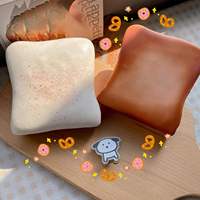 Jouet anti-stress populaire en forme de pain et beurre, mignon, à remontée lente, pour enfants et adultes