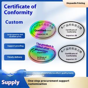 Etiqueta Adhesiva PET Plateada Personalizable al por Mayor, Certificado de Calificación Láser para Inspección de Productos, Velas y Artesanías - Product Image 3