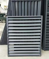 Volets de ferme modernes en aluminium pour extérieur, persiennes intérieures réglables à lames fixes, pare-soleil motorisé pour villa
