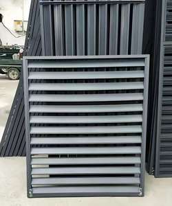 Volets extérieurs en aluminium, persiennes intérieures réglables à lames fixes, pare-soleil pour projets de villas - Product Image 4