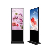 UM-AD5501 Lecteur vidéo publicitaire intelligent Android sur pied de 55 pouces (noir)
