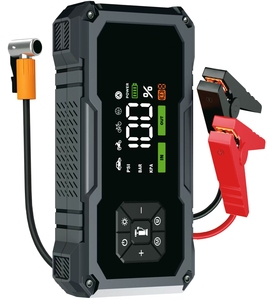 Démarreur de voiture 4 en 1 avec compresseur d'air 150 PSI, chargeur de batterie portable 7200 mAh, power bank, lampe torche LED - Product Image 3