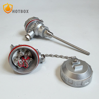 Sensor Suhu RTD PT100 3-Kawat 4-Kawat Kustom, Probe Termokopel Tipe K J T E untuk Pemanas Uap Udara